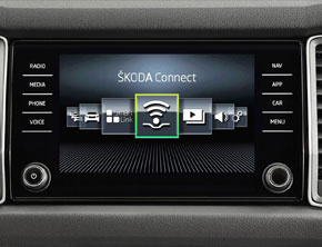 Funkcjonalności ŠKODA Connect gwarantują zaplanowanie najdogodniejszej trasy