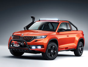 ŠKODA prezentuje studencki model koncepcyjny MOUNTIAQ: nowoczesny dwudrzwiowy pickup o wyrazistym designie