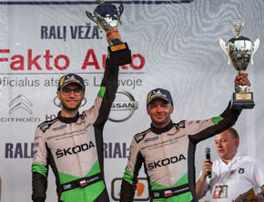 Zwycięski powrót ŠKODA Polska Motorsport na litewskie szutry