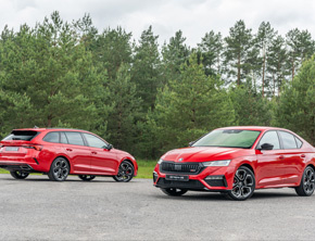 Nowa ŠKODA OCTAVIA RS: sportowe trio