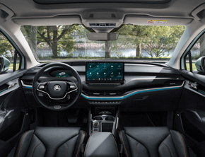 ŠKODA prezentuje wnętrza modelu ENYAQ iV: inspirujące opcje Design Selections do wyboru
