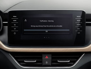 ŠKODA AUTO wprowadza innowacyjną aplikację Traffication do systemów Infotainment