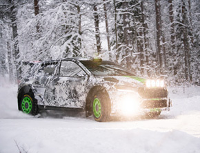 ŠKODA FABIA Rally2 nowej generacji sprawdzona w ekstremalnych testach zimowych