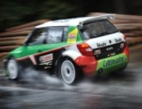38. Rajd Elmot - ŠkodaCastrolBP Rally Team na podium