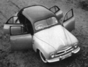 Prototyp ŠKODA typ 955 - na drodze od Tudora do Sedana