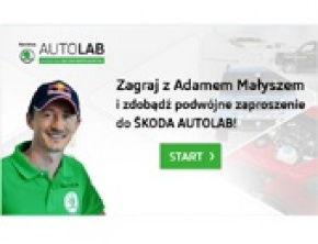 Wygraj bilety do ŠKODA AUTOLAB od Adama Małysza!