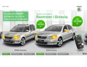 Imponujące rabaty na ŠKODĘ Roomster i Octavia