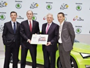 ŠKODA oficjalnym partnerem Tour de France do 2018 roku! 