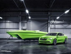 VisionSea - wyścigowa łódź motorowa ŠKODY już na wodzie!