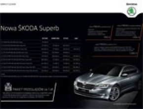 Nowa ŠKODA Superb już od 79 500 zł