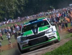 Kopecký zdobywa tytuł mistrza Czech w ŠKODZIE Fabia R5