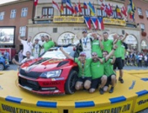 Zwycięstwo ŠKODY w Rajdzie Barum: Kopecký broni tytuł mistrzowski w Rajdowych Mistrzostwach Czech