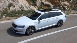 ŠKODA SUPERB Combi SportLine - footage